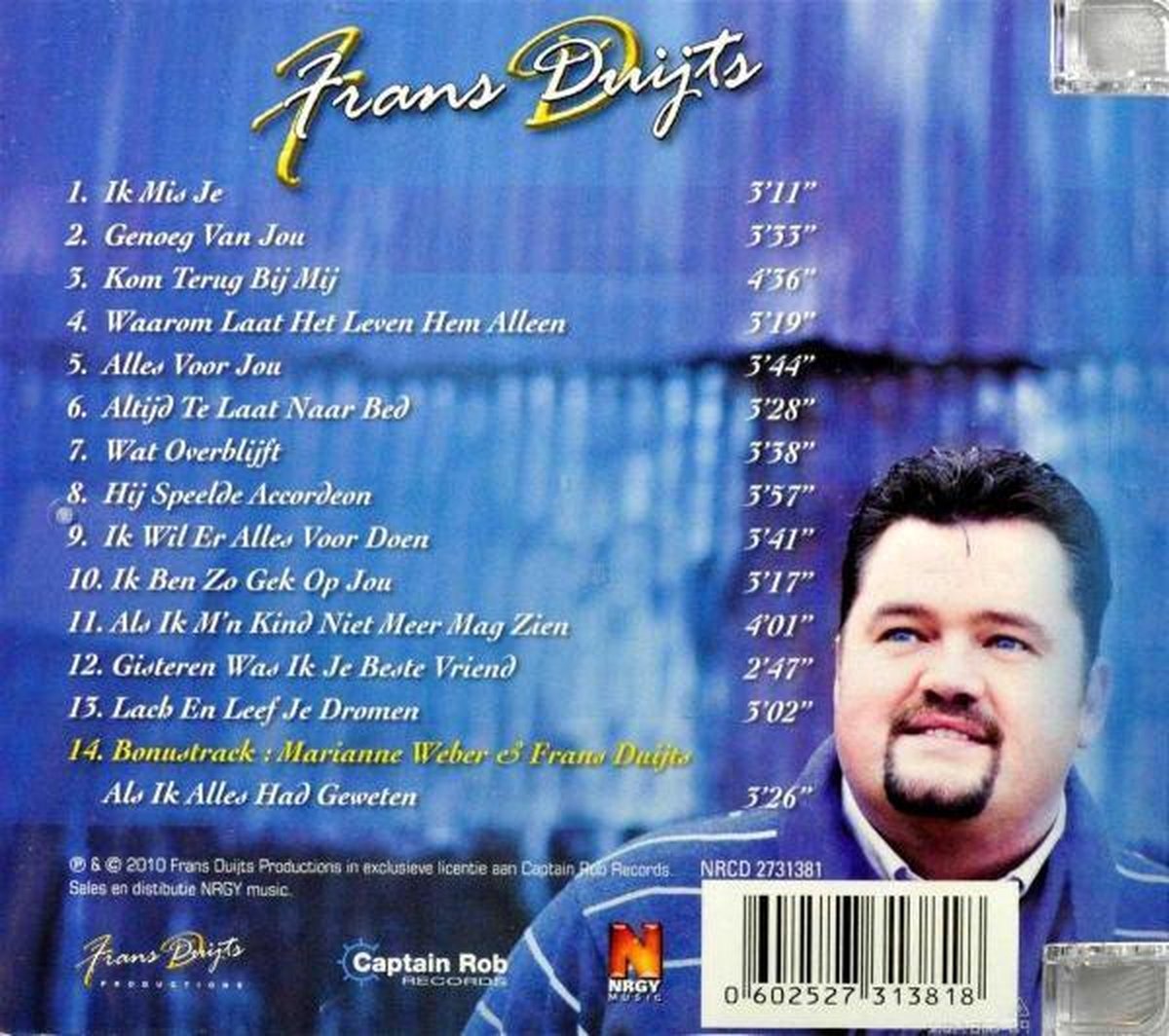 1200x1064.jpg Frans Duijts - Leef Je Droom (CD) - Afbeelding 2