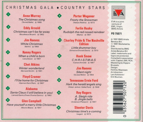 R-10430910-1584451326-2089.jpg Various - Christmas Gala - Country Stars (CD) - Afbeelding 2