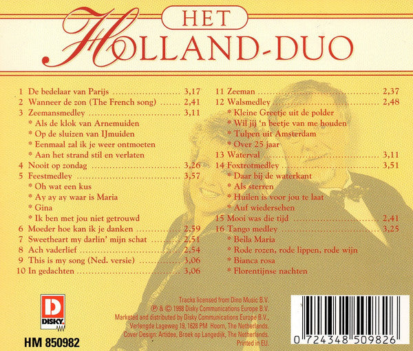 R-11685238-1520627777-6499.jpg Holland Duo - Mooi Was Die Tijd (CD) - Afbeelding 2