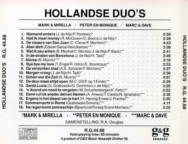R-12739657-1541042277-2753.jpg Various - Hollandse Duo's (CD) - Afbeelding 2