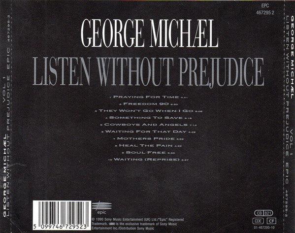 R-13992764-1565654994-9235.jpg George Michael - Listen Without Prejudice Vol. 1 (CD) - Afbeelding 2