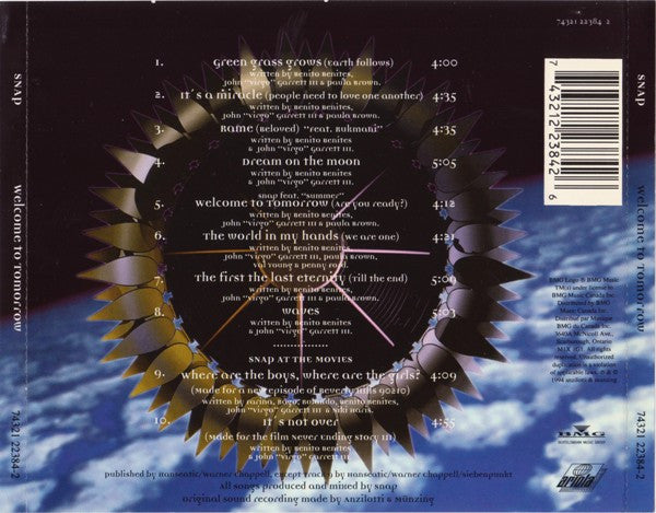 R-143626-1438356903-7384.jpg Snap! - Welcome To Tomorrow (CD) - Afbeelding 2