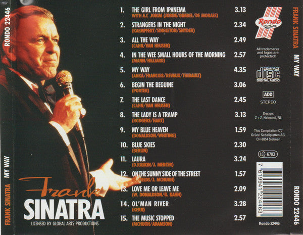 R-15370213-1667295855-2017.jpg Frank Sinatra - Frank Sinatra - My Way (CD) - Afbeelding 2