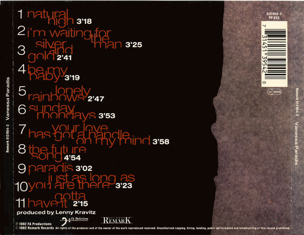R-1538858-1226957889.jpg Vanessa Paradis - Vanessa Paradis (CD) - Afbeelding 2
