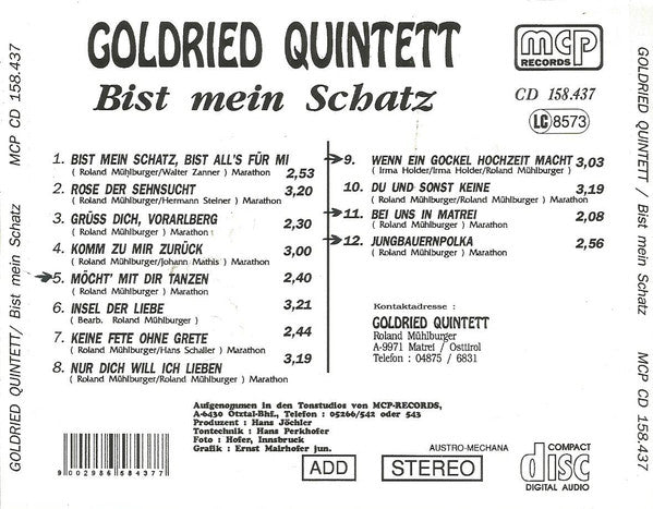 R-18621943-1620365026-1372.jpg Goldried Quintett - Bist Mein Schatz... (CD) - Afbeelding 2