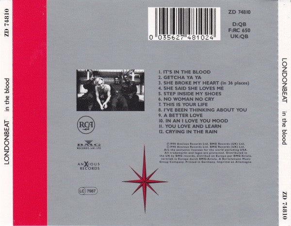 R-1906019-1355303660-6891.jpg Londonbeat - In The Blood (CD) - Afbeelding 2