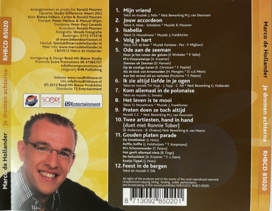 R-28348963-1695290304-5482.jpg Marco De Hollander - Je Dromen Achterna (CD) - Afbeelding 2