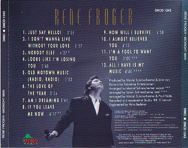 R-2935315-1627674013-7395.jpg René Froger - Midnight Man (CD) - Afbeelding 2