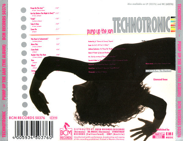R-337268-1364724999-6488_90ff8d7b-8843-4aed-9155-49de066dd789.jpg Technotronic - Pump Up The Jam (CD) - Afbeelding 2