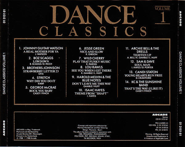 R-391233-1338718718-9373.jpg Various - Dance Classics Volume 1 (CD) - Afbeelding 2