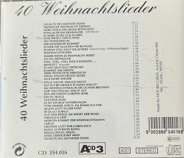 R-4094291-1729497726-6111.jpg Various - Alle Jahre Wieder - 40 Weihnachtslieder (CD) - Afbeelding 2