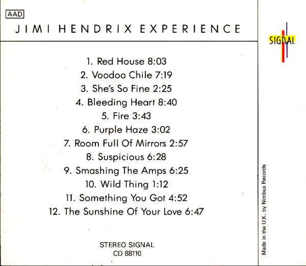 R-4203266-1415398022-8328.jpg Jimi Hendrix Experience - Jimi Hendrix Experience (CD) - Afbeelding 2