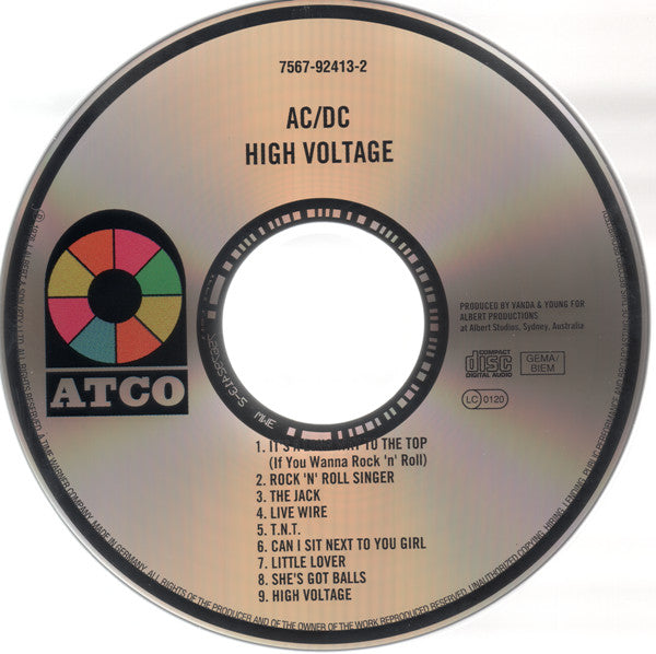 R-456943-1434268074-3209.jpg AC/DC - High Voltage (CD) - Afbeelding 2