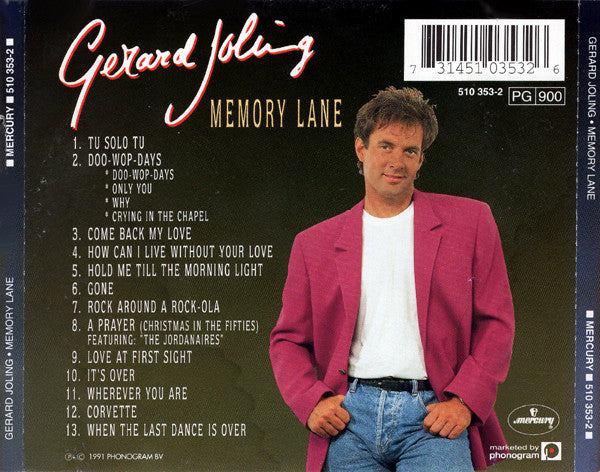 R-4592384-1582761289-8554_jpeg.jpg Gerard Joling - Memory Lane (CD) - Afbeelding 2