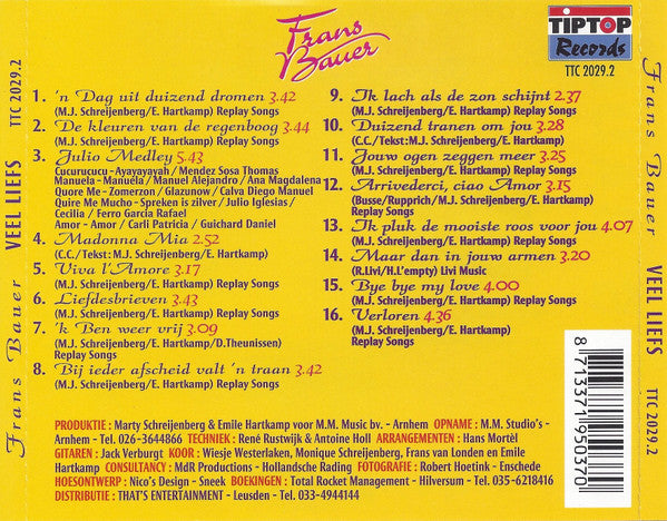 R-5579819-1712321617-7094.jpg Frans Bauer - Veel Liefs (CD) - Afbeelding 2