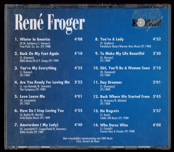R-5636062-1421653609-3290_feffbb01-571e-4175-9ba7-6aa2c4b62b71.jpg René Froger - Are You Ready For Loving Me (CD) - Afbeelding 2