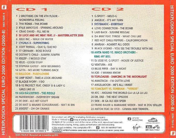 R-6157592-1412521452-7365.jpg Various - Hit Explosion 8 Special Euro Edition (CD) - Afbeelding 2