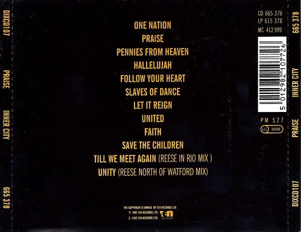 R-6408-1324470541.jpg Inner City - Praise (CD) - Afbeelding 2