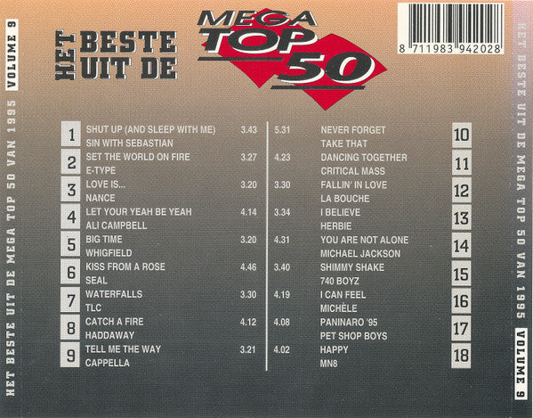 R-743638-1616669894-9326.jpg Various - Het Beste Uit De Mega Top 50 Van Volume 9 (CD) - Afbeelding 2