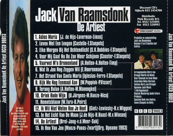 R-7992773-1453072218-4884.jpg Jack van Raamsdonk - De Artiest (CD) - Afbeelding 2
