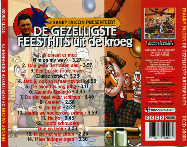 R-8572529-1464293584-6431.jpg Franky Falcon - Franky Falcon Presenteert De Gezelligste Feesthits Uit De Kroeg (CD) - Afbeelding 2