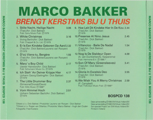 R-9819086-1486825743-1058_jpeg.jpg Marco Bakker - Brengt Kerstmis Bij U Thuis (CD) - Afbeelding 2